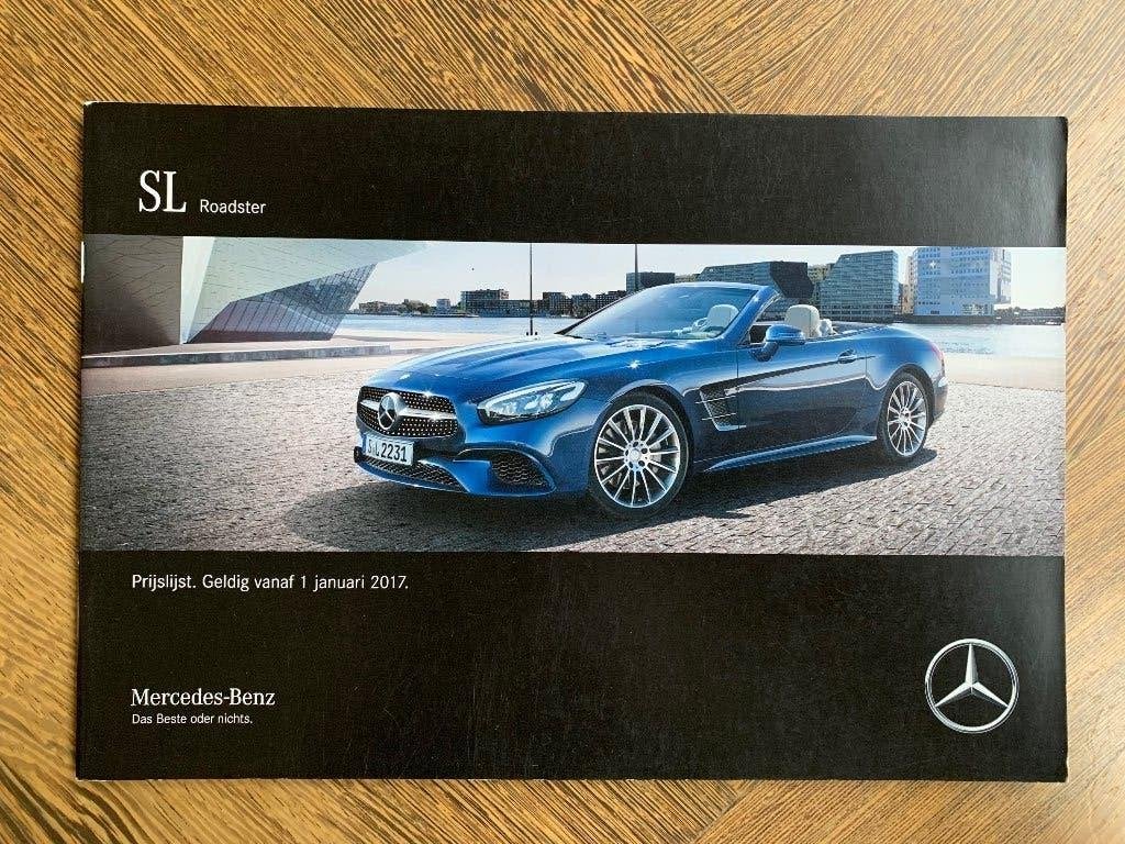 Prijslijst Mercedes-Benz SL-klasse R231 facelift 2017 nieuw!, Nieuw, Mercedes-Benz, Mercedes, Ophalen of Verzenden