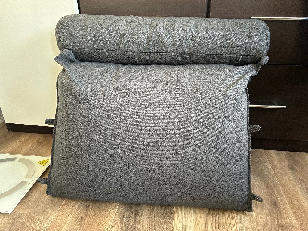 Nek- en Rugsteunkussen - Antraciet 70cm. breed, Ophalen, Overige kleuren, Rugkussen, Nieuw
