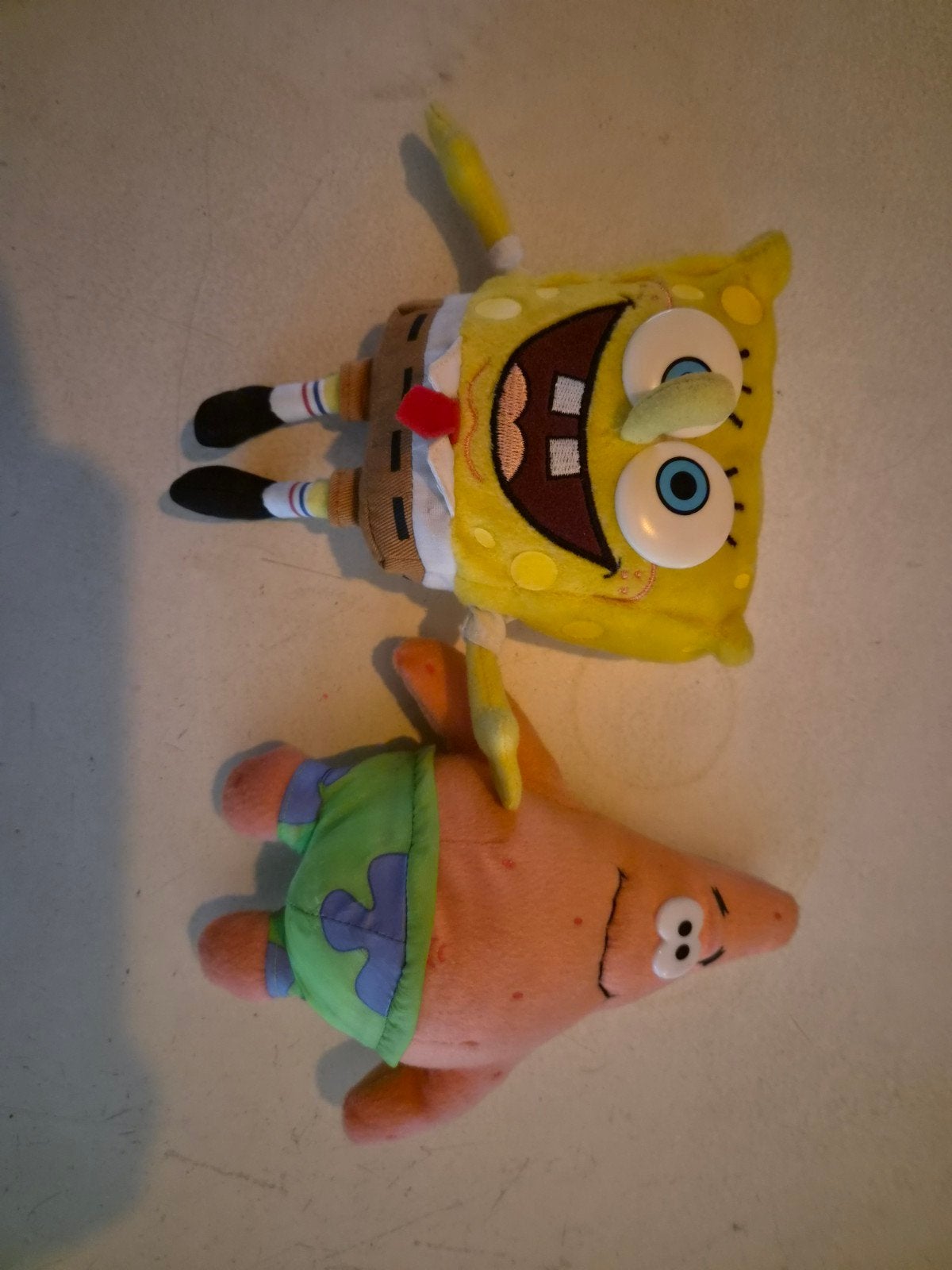 Spongebob en Patrick knuffels, Gebruikt, Overige merken, Overige karakters, Overige typen