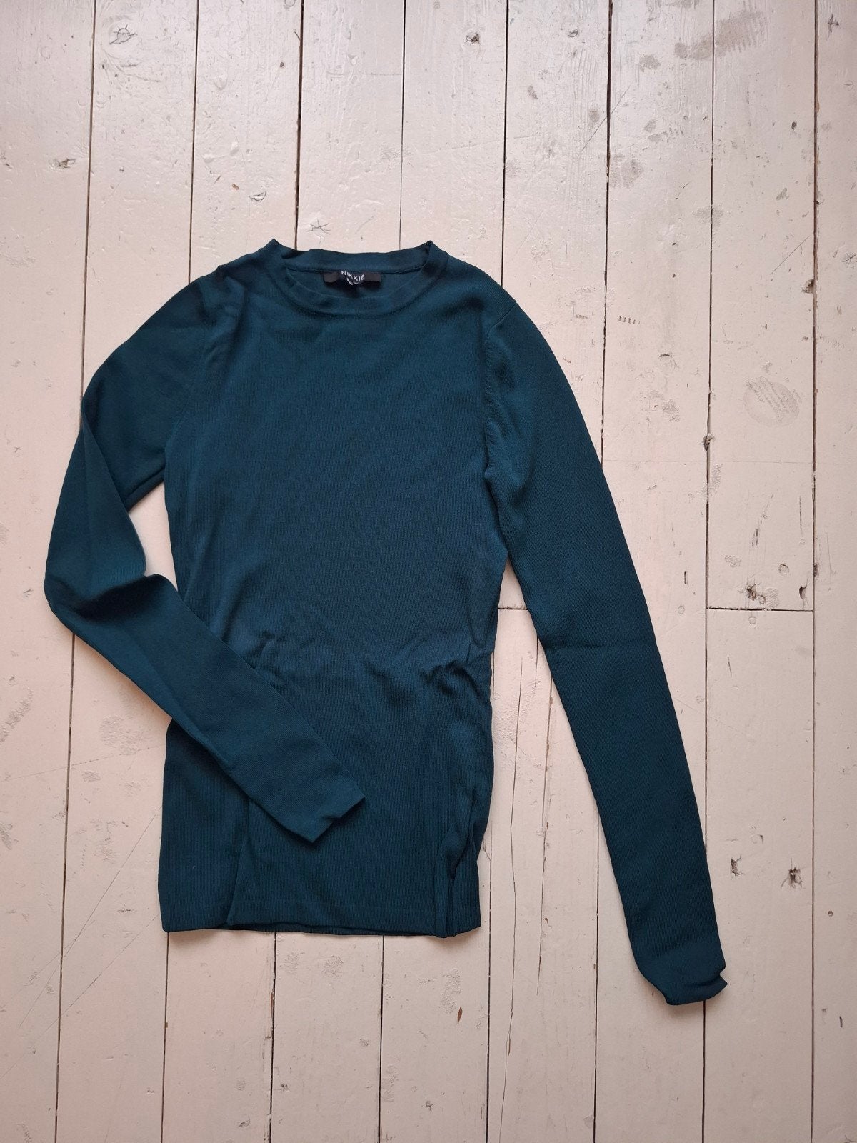 Nikkie longsleeve donkergroen maat 34, Verzenden, Nikkie, Maat 34 (XS) of kleiner, Gedragen