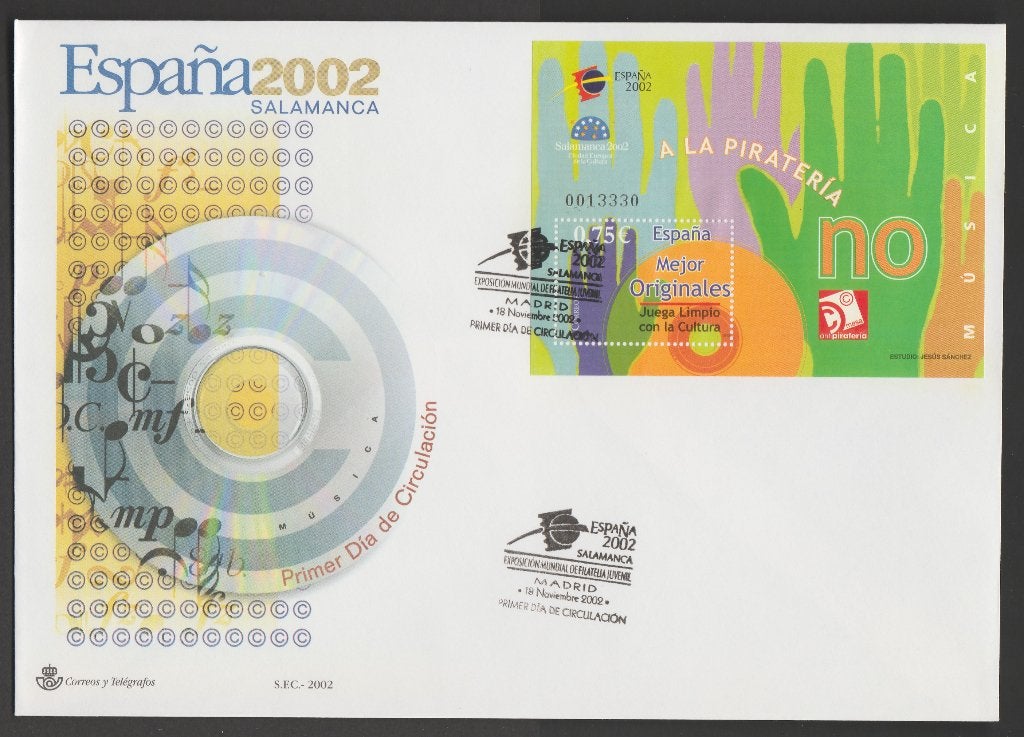 Spanje - FDC Michelnr 3805 - Espana 2002, sport, Verzenden, Postfris