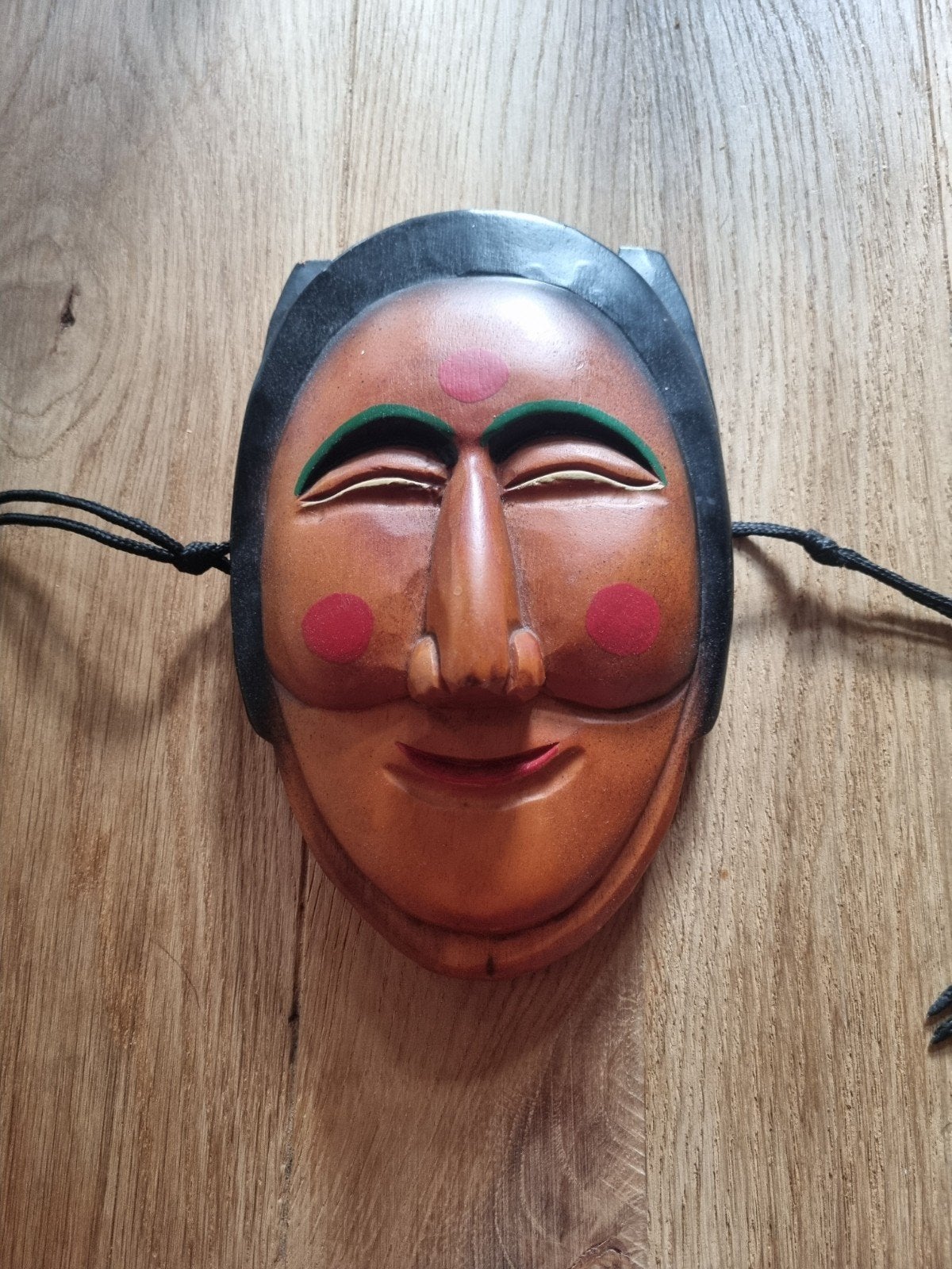 Koreaans Hahoe Masker, Hout, Masker, Ophalen of Verzenden, Handgemaakt