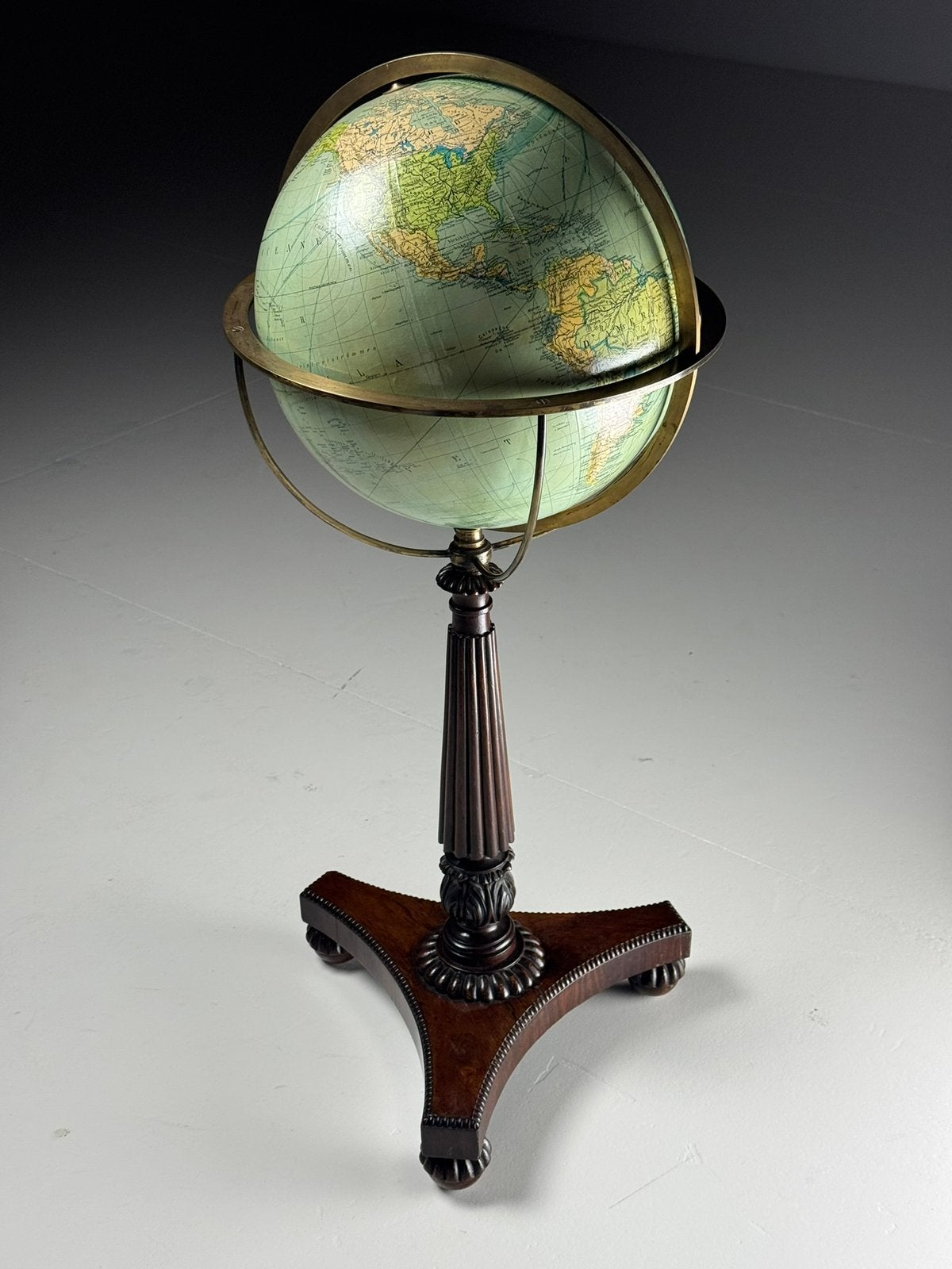 19e eeuwse Globe antiek, Ophalen