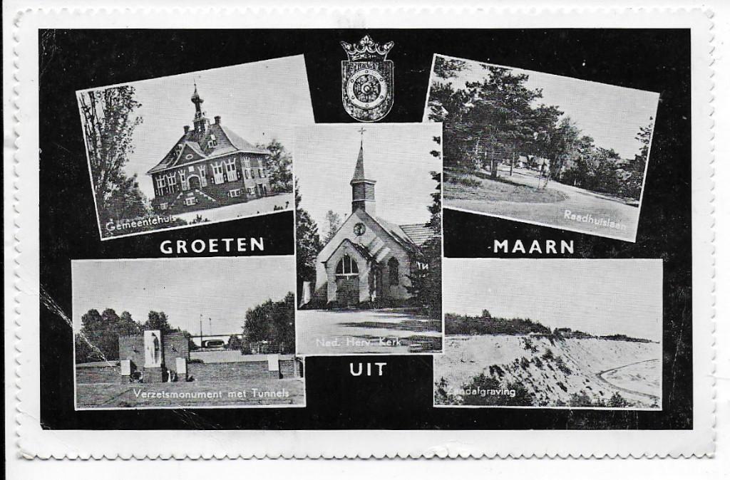Maarn Oude Gelopen Ansichtkaart ( 6764), Ophalen of Verzenden, 1960 tot 1980, Gelopen