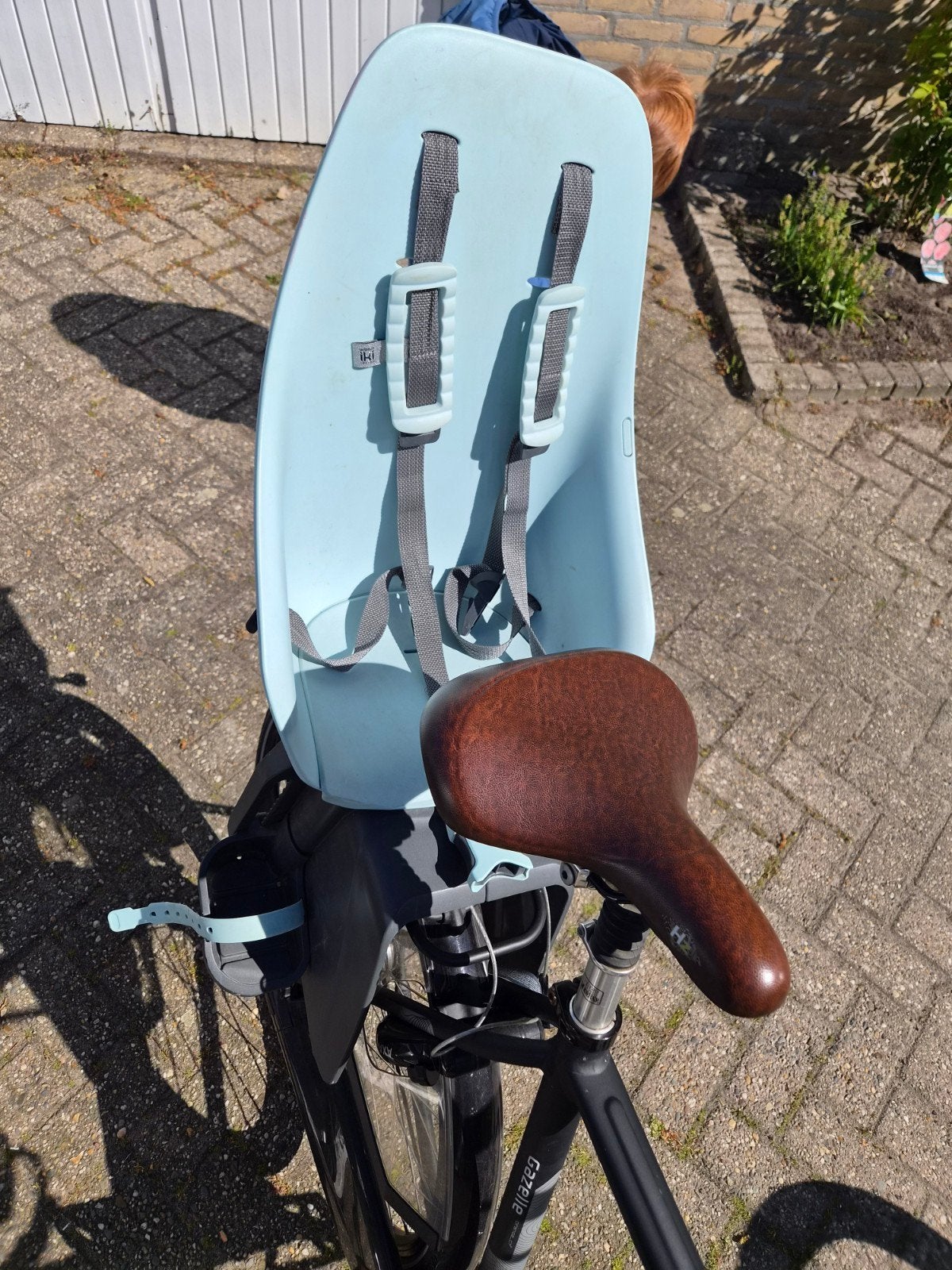 Urban Iki Achterzitje Fiets met Voetsteunen en Slot, Ophalen, Achterzitje, 9 t/m 18 kg, Urban Iki