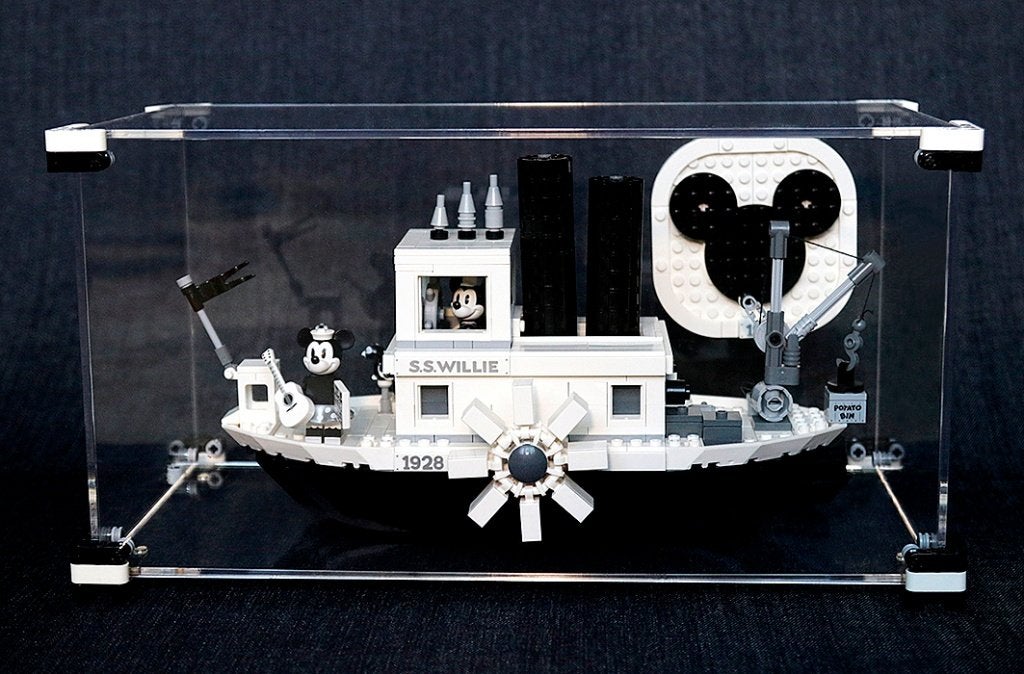 Showcase voor 21317 Steamboat Willie Nieuw, Ophalen of Verzenden, Nieuw, Jongen of Meisje