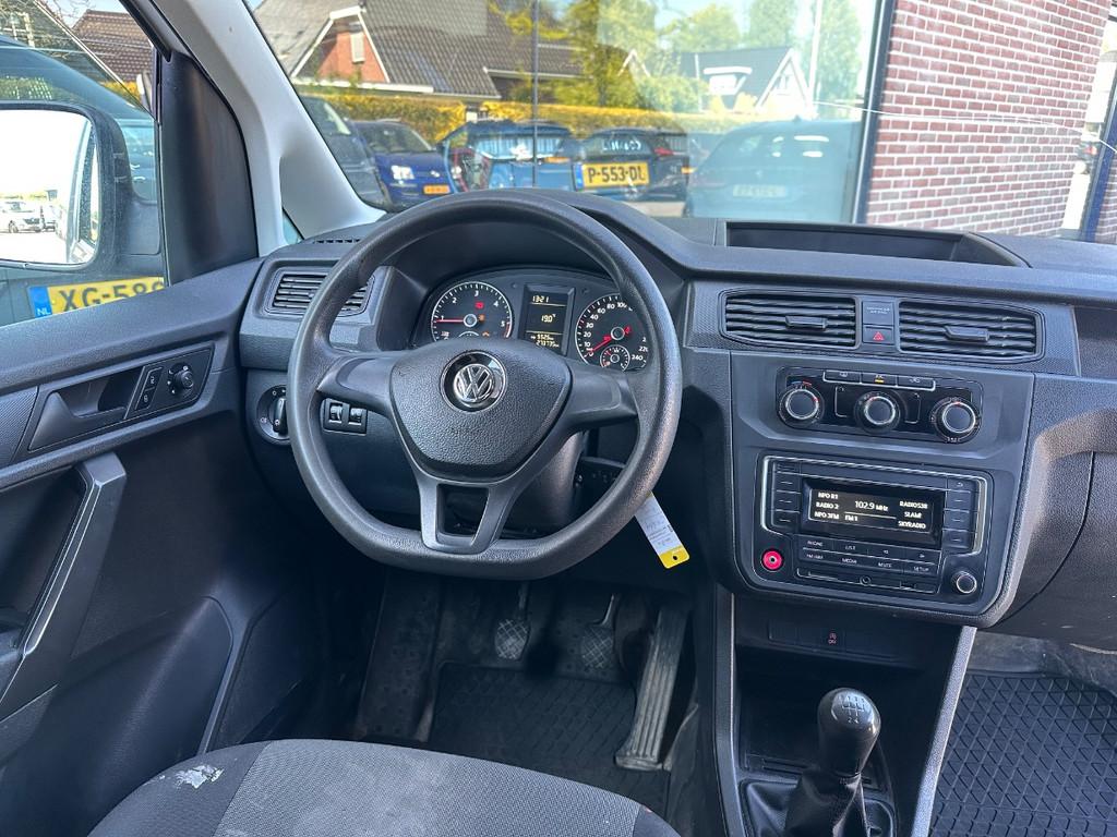 Volkswagen Caddy 2.0 TDI | BlueM Trendline | Airco | Cruise, Auto's, Bestelauto's, Euro 6, 4 cilinders, Volkswagen, Wit