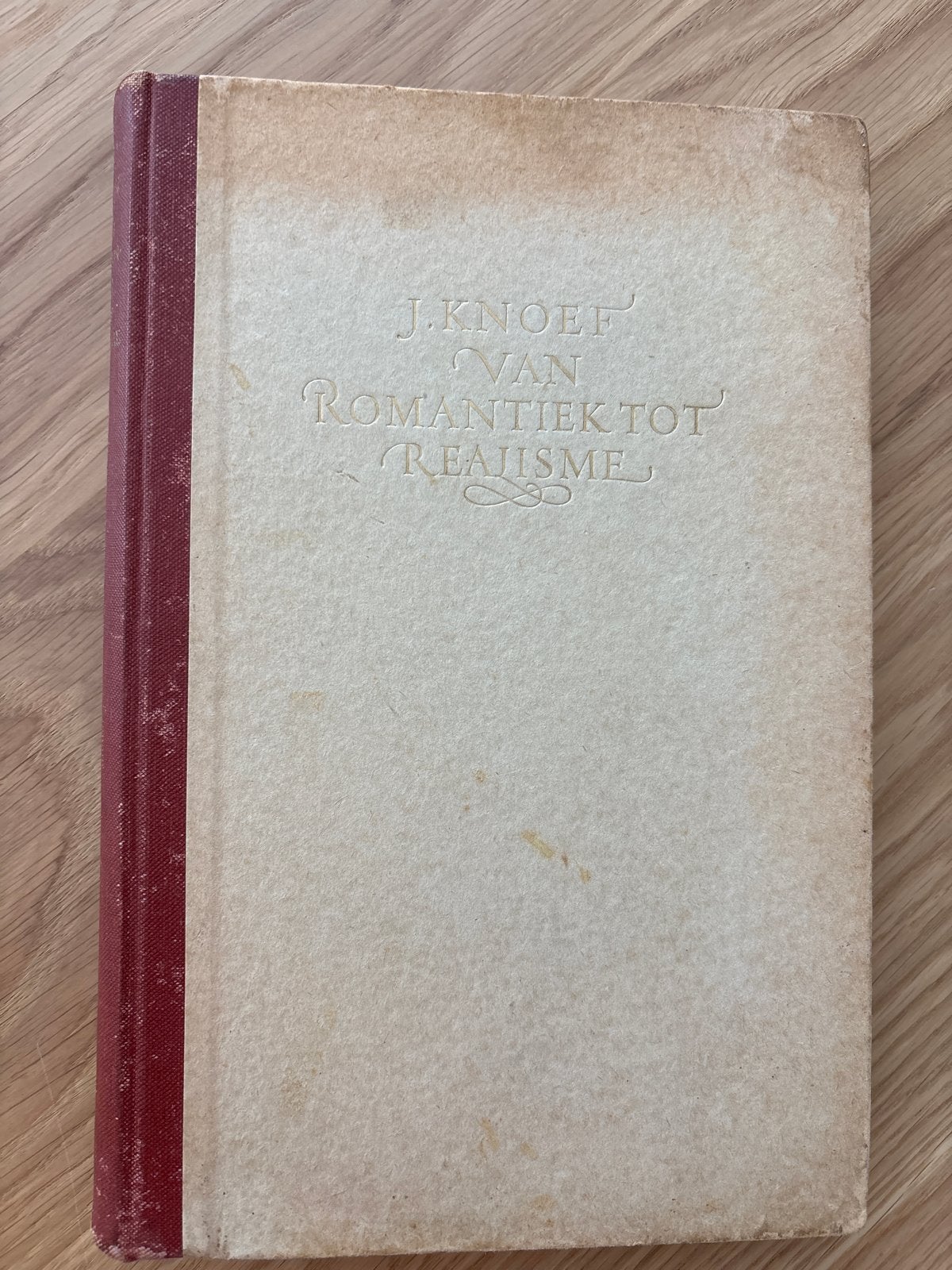 J. Knoef - Van Romantiek tot Realisme (1947), Verzenden, Gelezen, Nederland