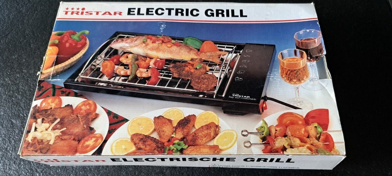 Gloednieuwe Tristar elektrische grill BG-2000, Ophalen of Verzenden, Nieuw