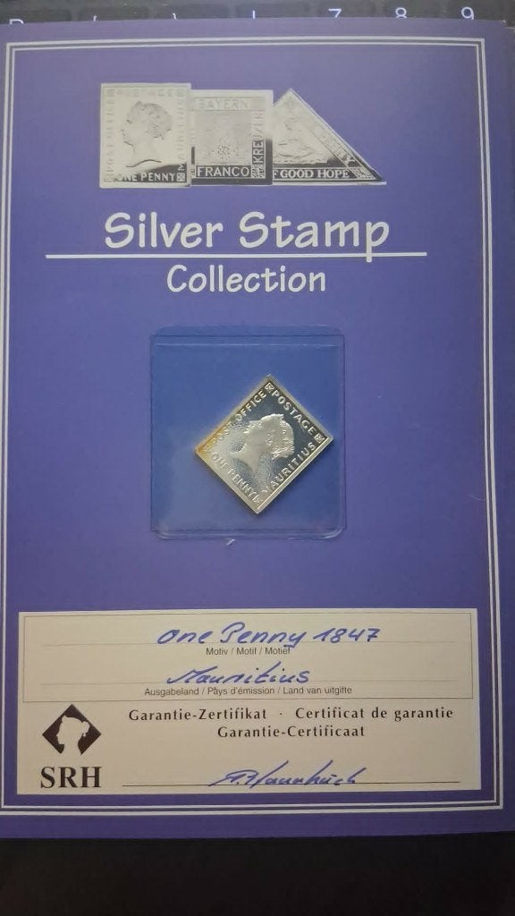 Set 3 Zilveren Silver Stamp Collection (SRH), Verzenden, Zilver, Buitenland