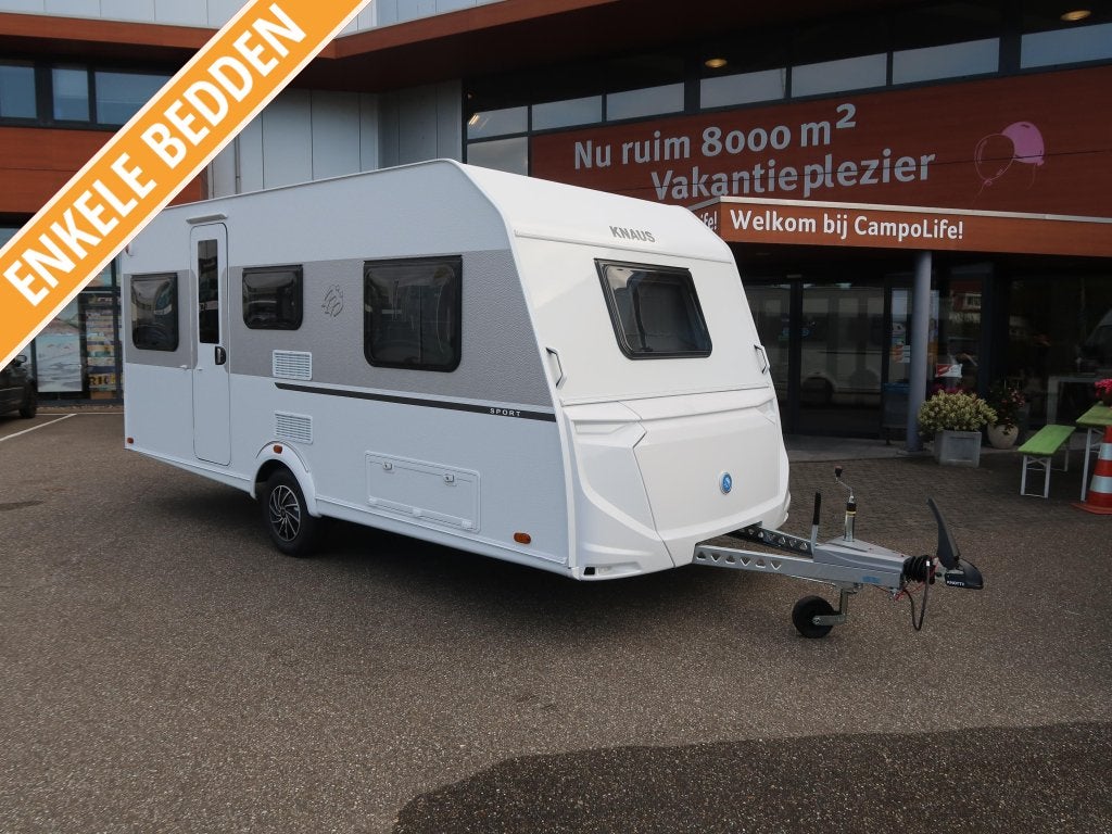 Knaus Sport 500 EU !! BED VAN 210CM LANG !!!, Schokbreker, Rondzit, Knaus, Overige typen