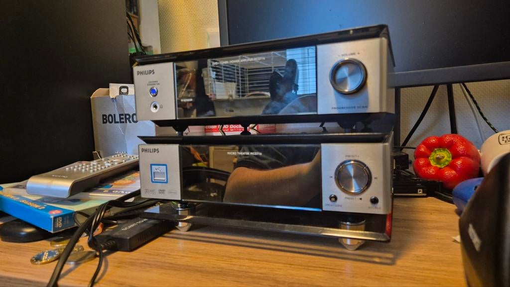 Philips Micro Theater MCD716 - DVD/Tuner/Versterker, Ophalen, Gebruikt, Dvd-speler, Philips