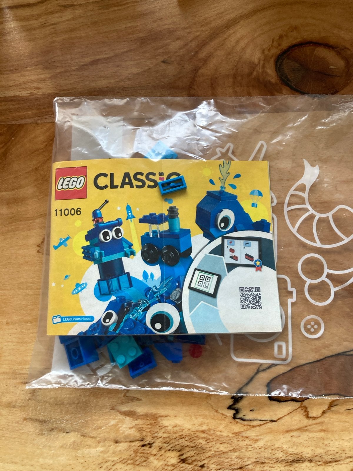 LEGO Classic 11006 Creatieve Blauwe Bouwstenen, Ophalen of Verzenden, Nieuw, Overige merken