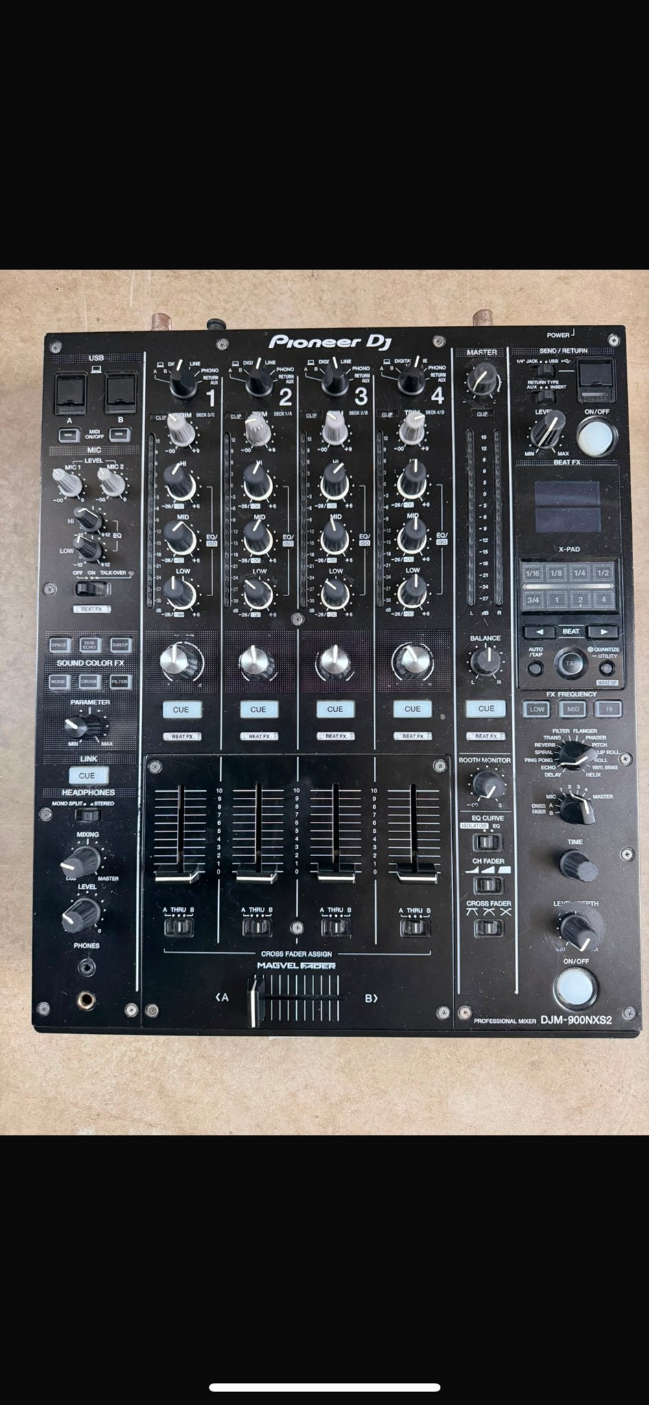 Pioneer DJM-900NXS2 Professionele DJ Mixer, Muziek en Instrumenten, Ophalen of Verzenden, Zo goed als nieuw, Dj-set, Pioneer