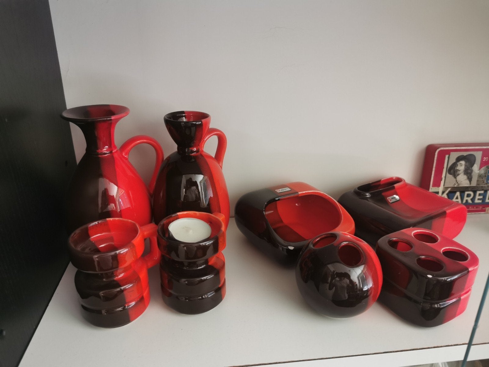 Marisa Italy vintage set, Vintage, Gebruikt, Ophalen of Verzenden, Bruin