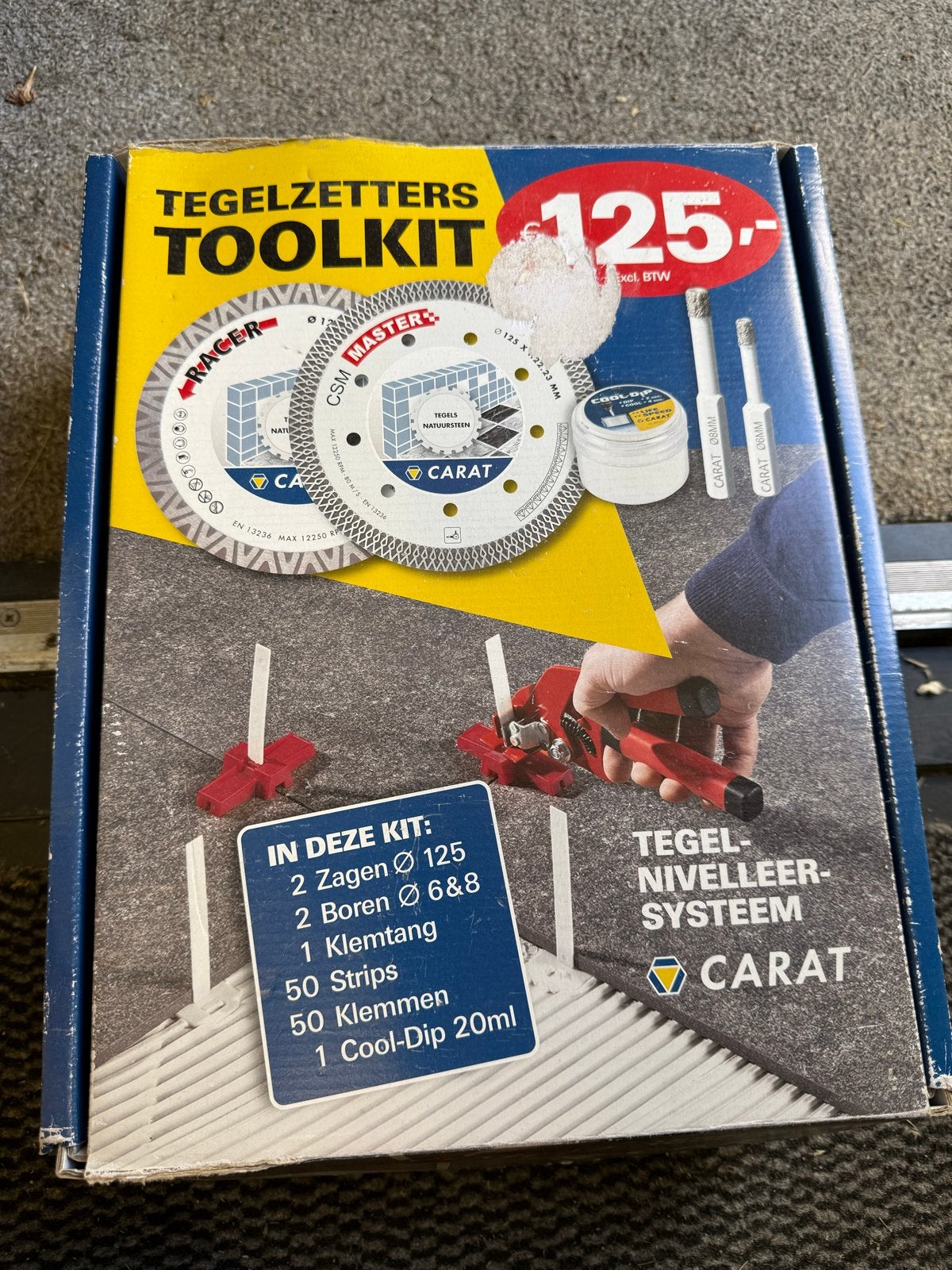 Tegelzetters Toolkit Carat - Compleet Nivelleersysteem, Overige materialen, Overige typen, Nieuw, Ophalen of Verzenden