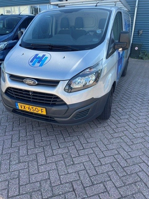 Ford Transit Custom GB 2.2 Tdci Econetic 100PK 270 L1h1 2016, Voorwielaandrijving, Euro 5, Stof, Zwart