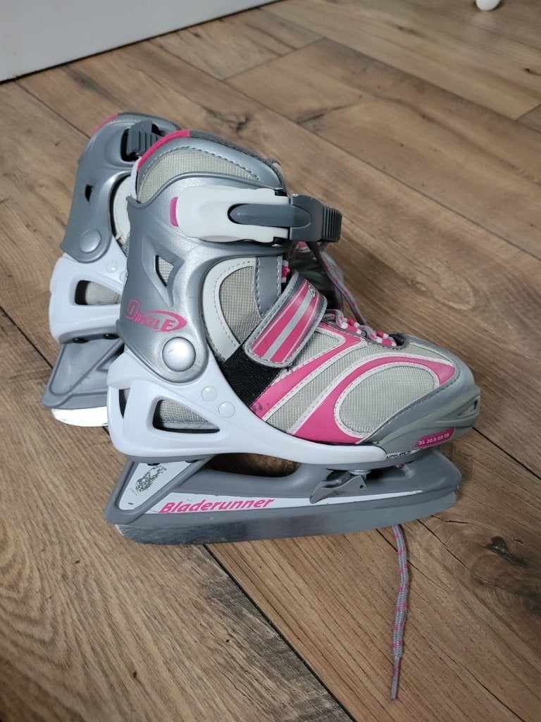 Bladerunner ijshockeyschaatsen, maat 28-32, roze/grijs, Sport en Fitness, Schaatsen, Overige merken, Gebruikt, Ophalen of Verzenden