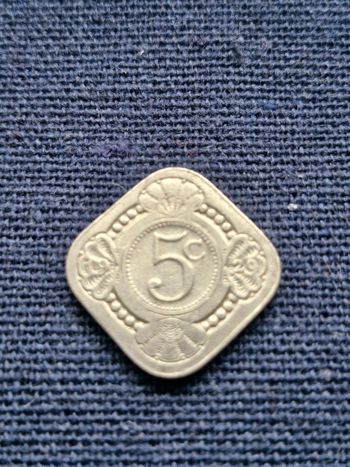 Vierkante 5 cent munt Nederland 1929, Ophalen of Verzenden, Koningin Wilhelmina
