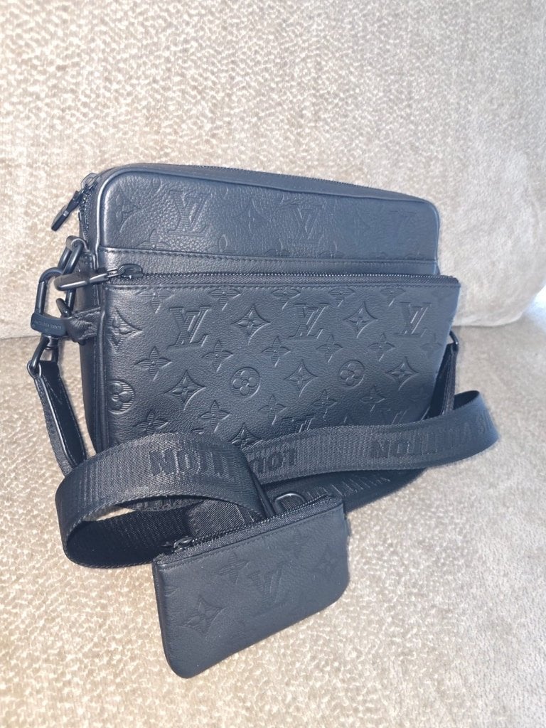 Louis Vuitton Trio Messenger Black, Ophalen, Zo goed als nieuw, Zwart, Overige merken