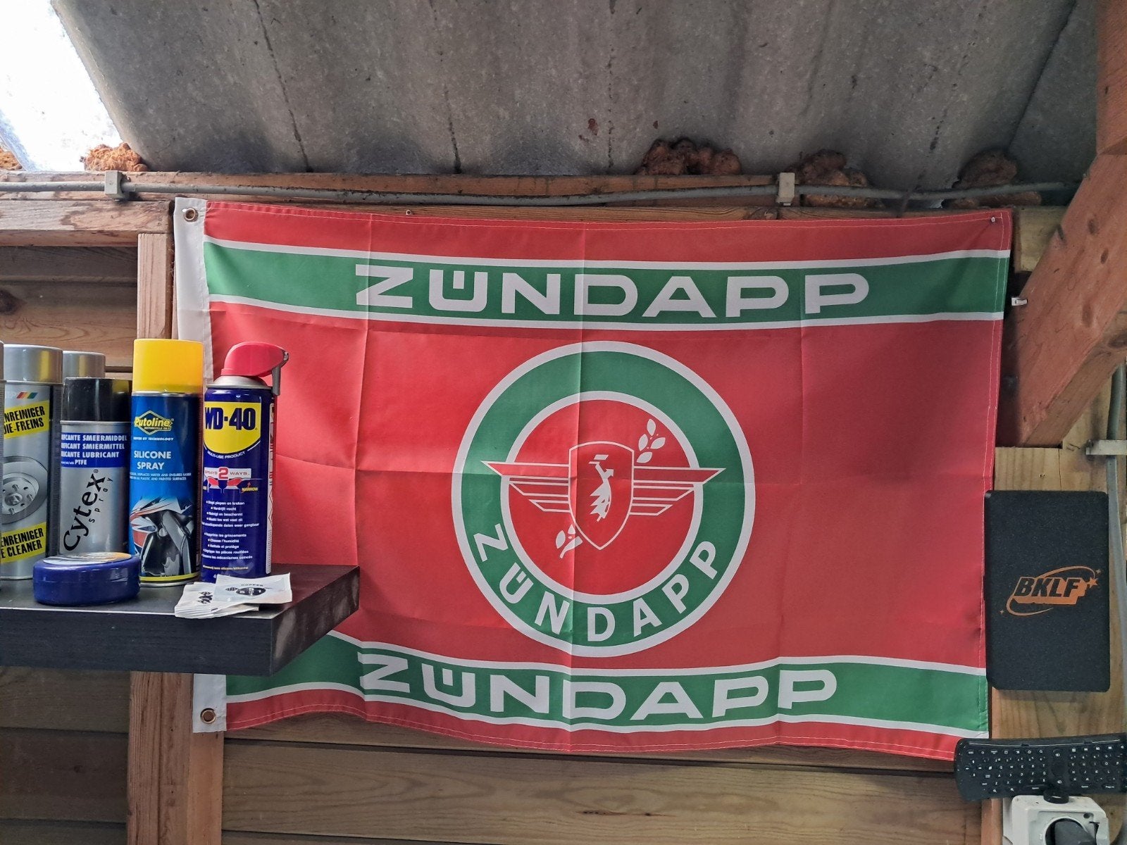 Zundapp vlag 90x60 cm, Diversen, Ophalen of Verzenden