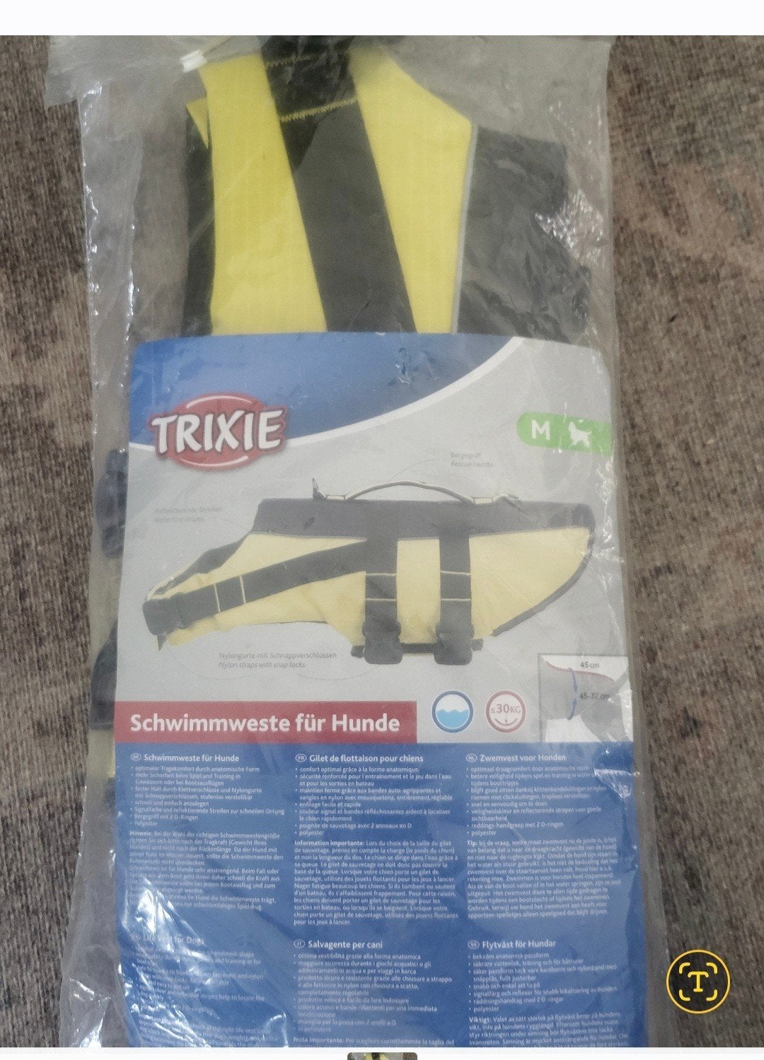Honden zwemvest maat m, Dieren en Toebehoren, Honden-accessoires, Ophalen, Nieuw