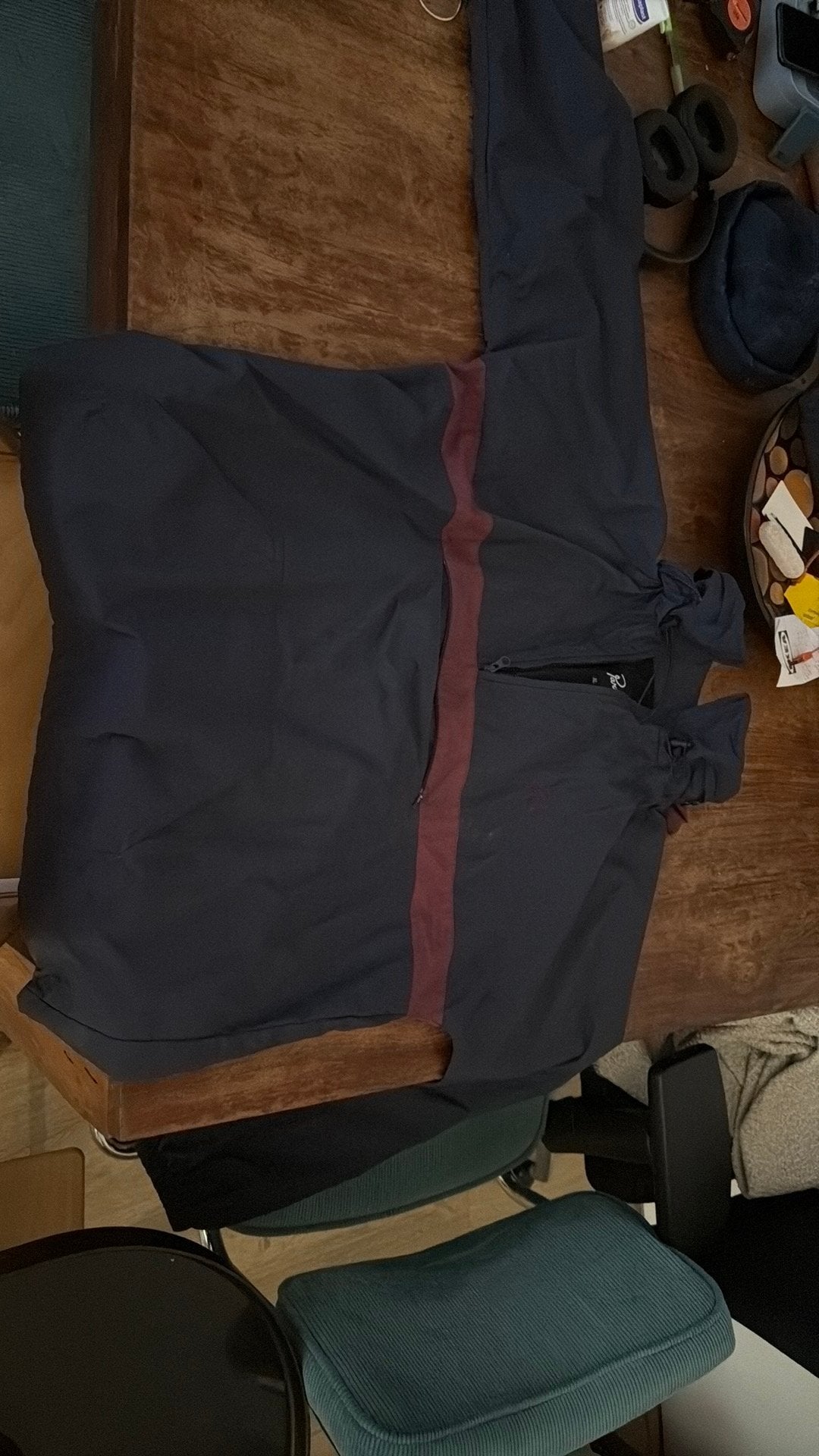 Parra Anorak blauw/aubergine japanse nylon, Ophalen of Verzenden, Gedragen, Maat 56/58 (XL), Blauw