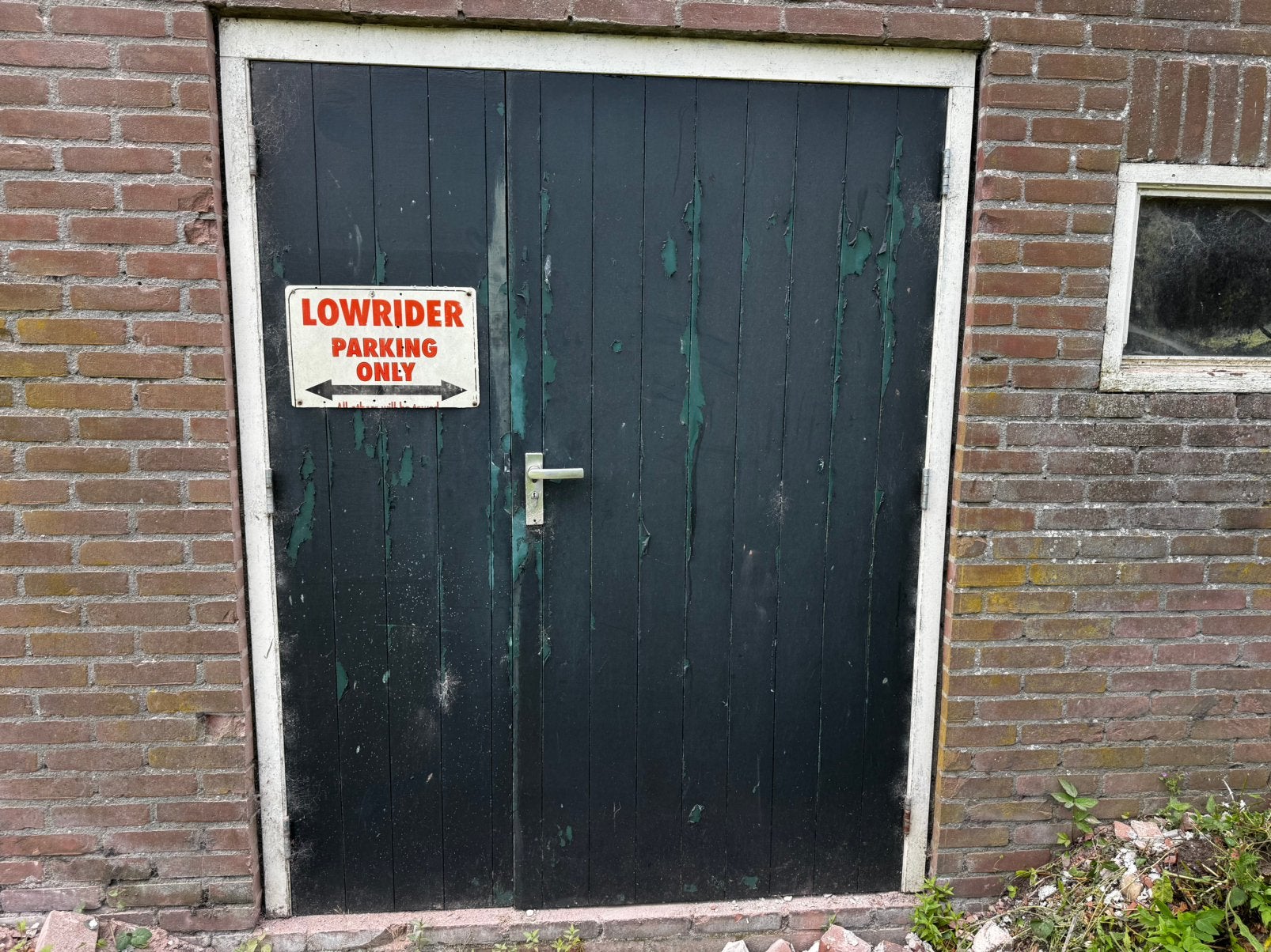 Robuuste houten dubbele buitendeuren, Gebruikt, 80 tot 100 cm, Ophalen of Verzenden, Buitendeur