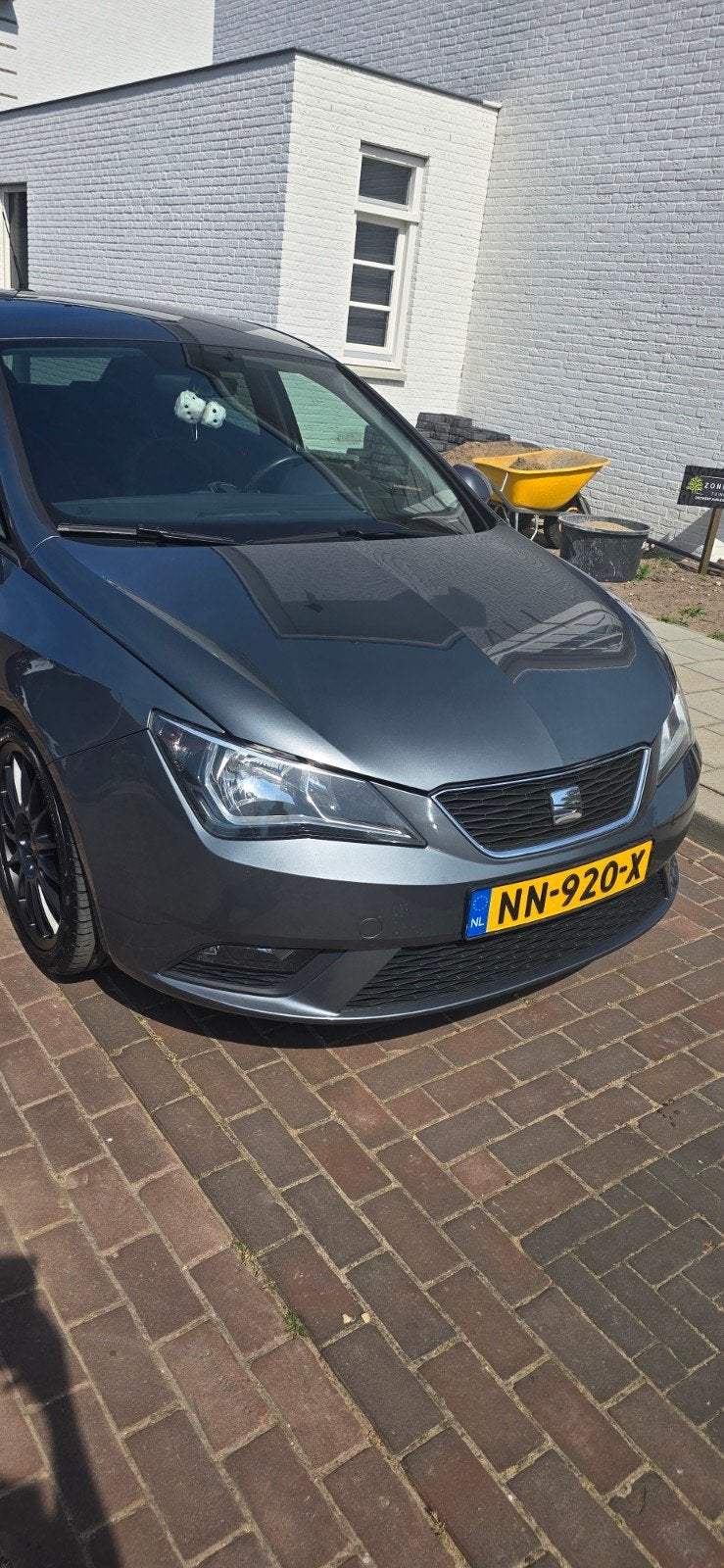 Seat Ibiza 1.0 TSI 70KW 5DRS 2017 Grijs, Auto's, Seat, Particulier, Ibiza, ABS, Airbags, Airconditioning, Android Auto, Apple Carplay
