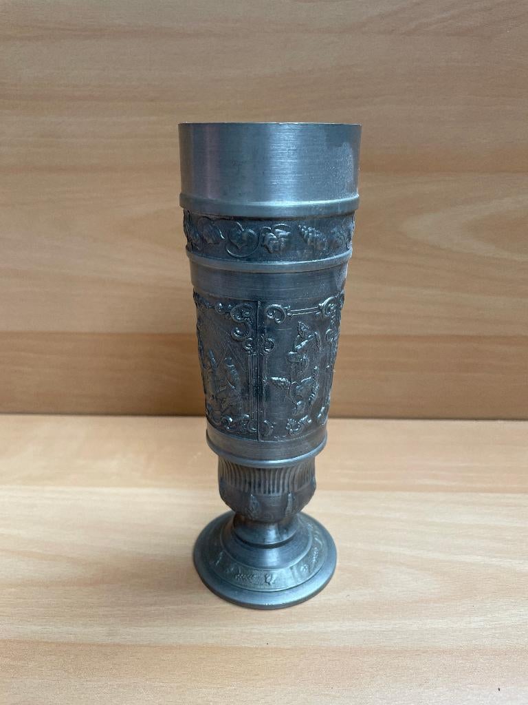 Tinnen Beker, Antiek en Kunst, Antiek | Tin, Ophalen of Verzenden