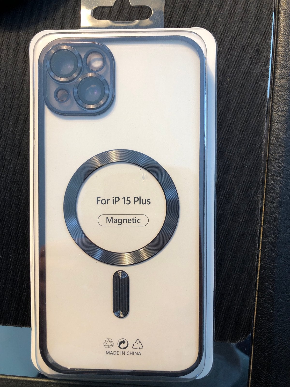 Magnetisch hoesje voor iPhone 15 Plus - Nieuw, Telecommunicatie, Zwart, MagSafe, Overige merken, Nieuw