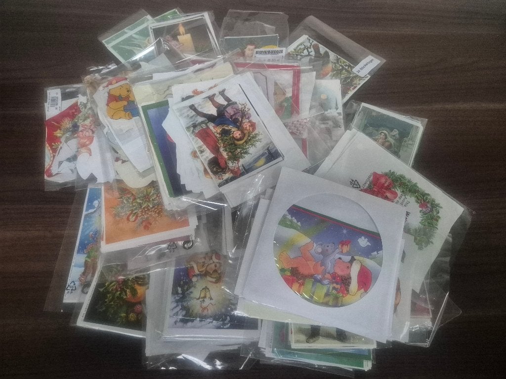 doos vol basis kerstkaarten, Ophalen of Verzenden, Nieuw, Kerst, Blanco kaart of Basiskaart