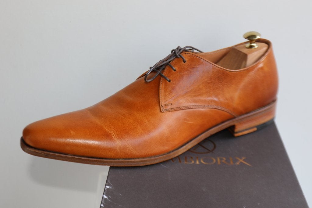 Nieuw in doos! Ambiorix Imago lace-ups in 46 = maat 12, Ambiorix, Bruin, Nieuw, Ophalen of Verzenden