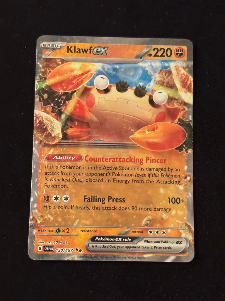 Klawf EX - Obsidian Flames 120/197, Ophalen of Verzenden, Zo goed als nieuw