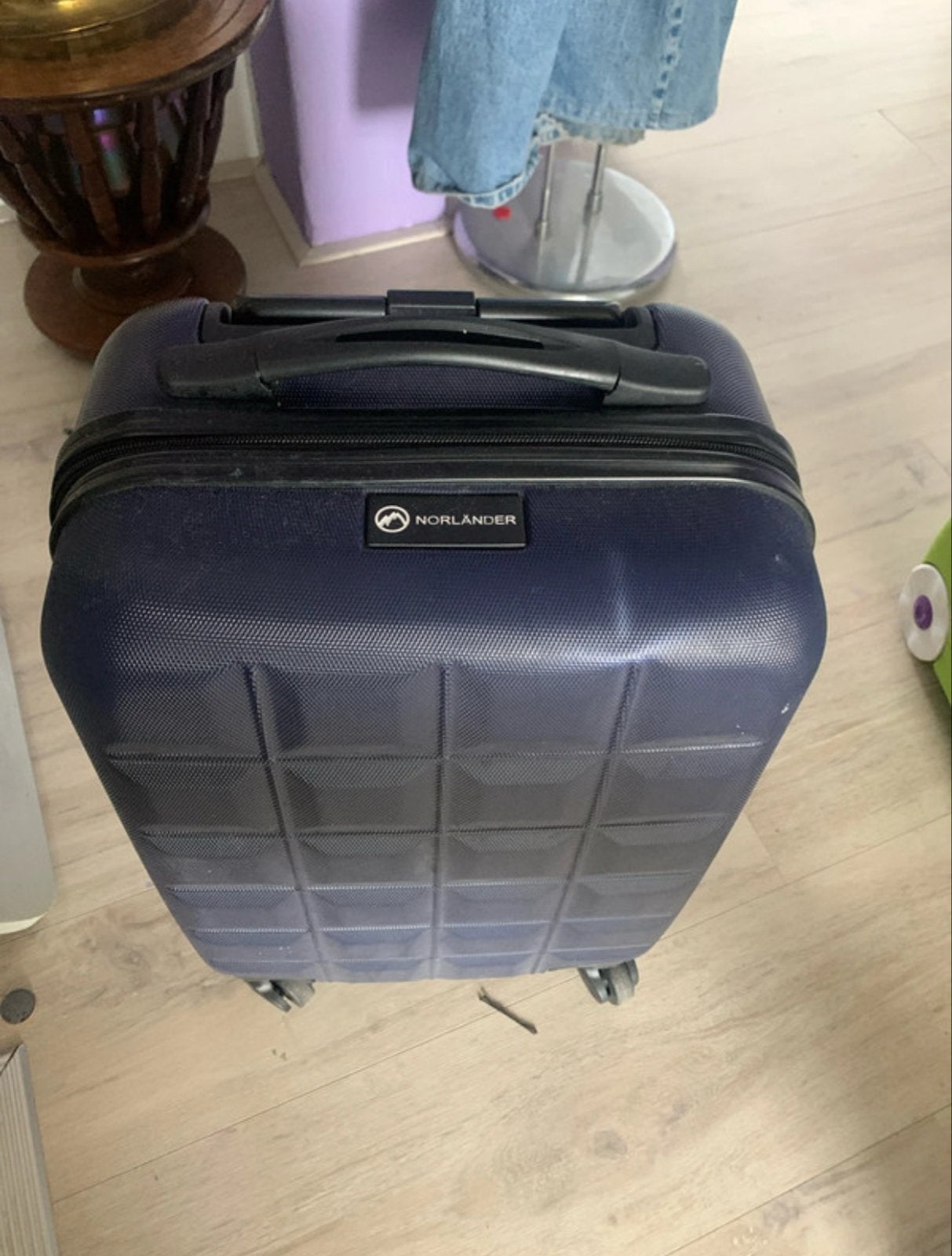 Norlander reistrolley - Gebruikt met gebruikerssporen, Gebruikt, 50 tot 60 cm, Hard kunststof, Ophalen of Verzenden