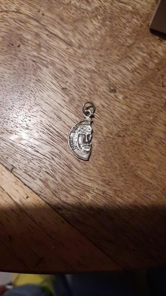 antiek sieraad, Ophalen of Verzenden, Zilver, Hanger