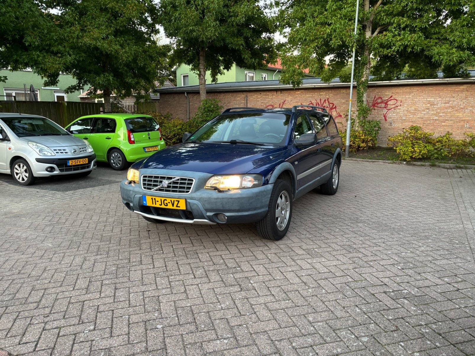 Volvo V70 2.4 T XC 4WD Ocean Race 2002 Blauw, Auto's, Volvo, 1636 kg, 1800 kg, Blauw, Stationwagon