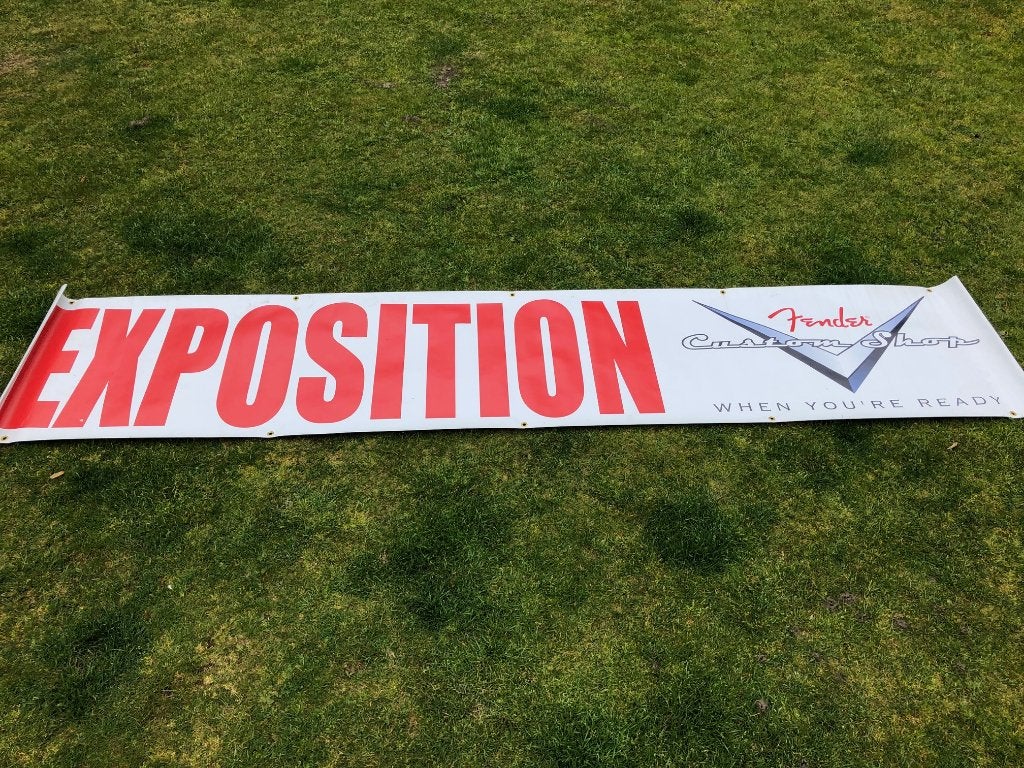 Fender Custom Shop Exposition Banner, Muziek en Instrumenten, Ophalen of Verzenden, Zo goed als nieuw, Elektrische gitaar