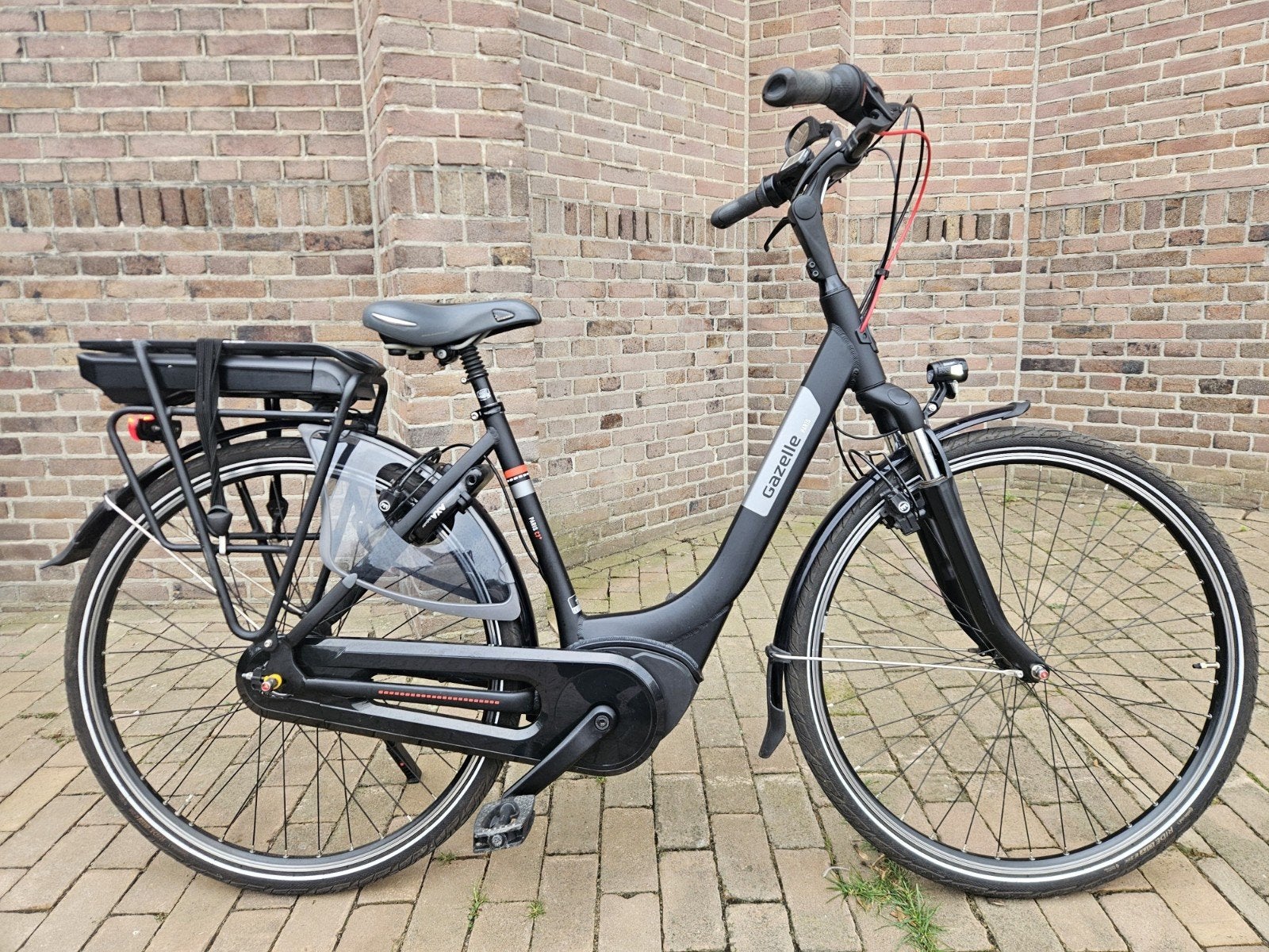 Gazelle Paris C7+ HMB Elektrische fiets - 5245km, Ophalen, Zo goed als nieuw, 47 tot 51 cm, 50 km per accu of meer