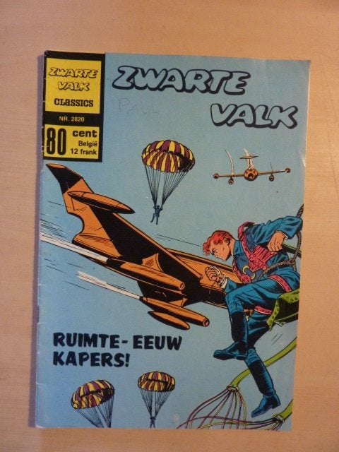 Zwarte valk nr 2820 - Ruimte-eeuw kapers, Eén stripboek, Ophalen of Verzenden, Gelezen