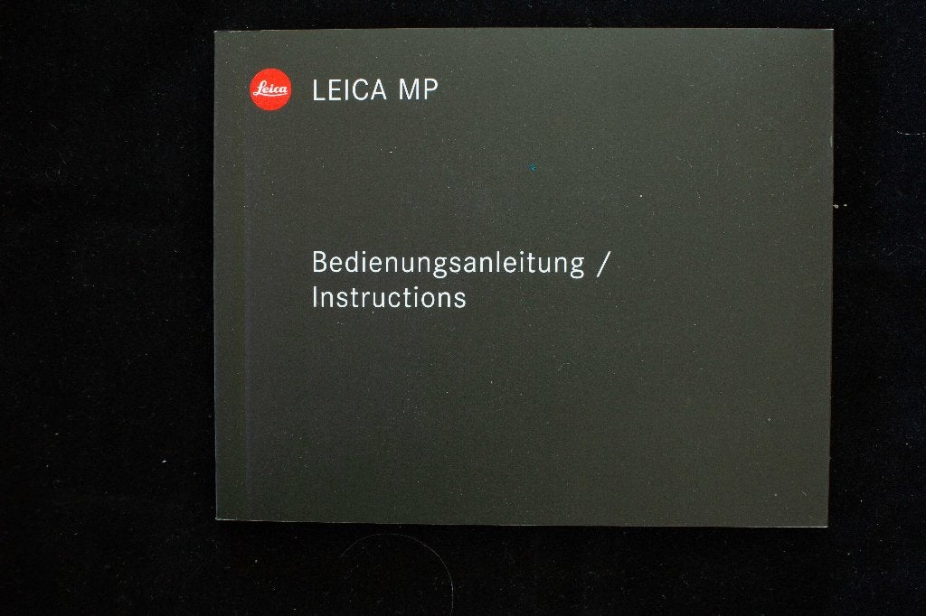 Handleiding Leica MP, Audio, Tv en Foto, Fotocamera's Analoog, Ophalen of Verzenden, Zo goed als nieuw, Compact, Leica
