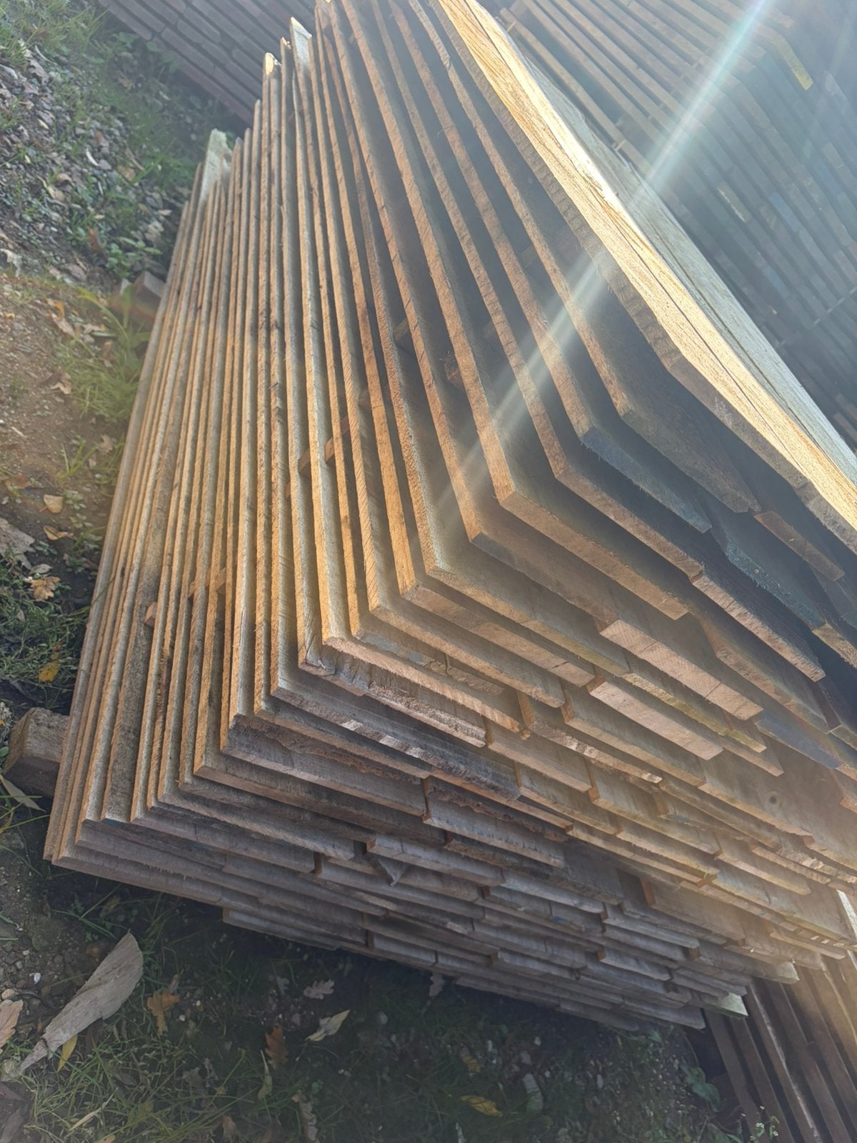 Partij Barnwood 40 m2, Ophalen, Gebruikt