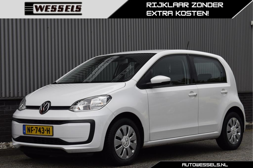 Volkswagen up! 1.0 BMT move up! Facelift NL-auto, Bluetooth, Voorwielaandrijving, Stof, Gebruikt, Wit