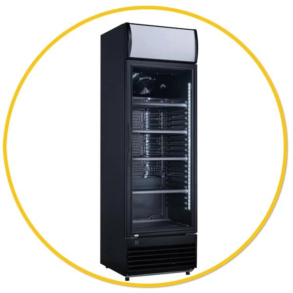 Glasdeur koelkast 324L || huren, Ophalen, Zonder vriesvak, 200 liter of meer, 160 cm of meer