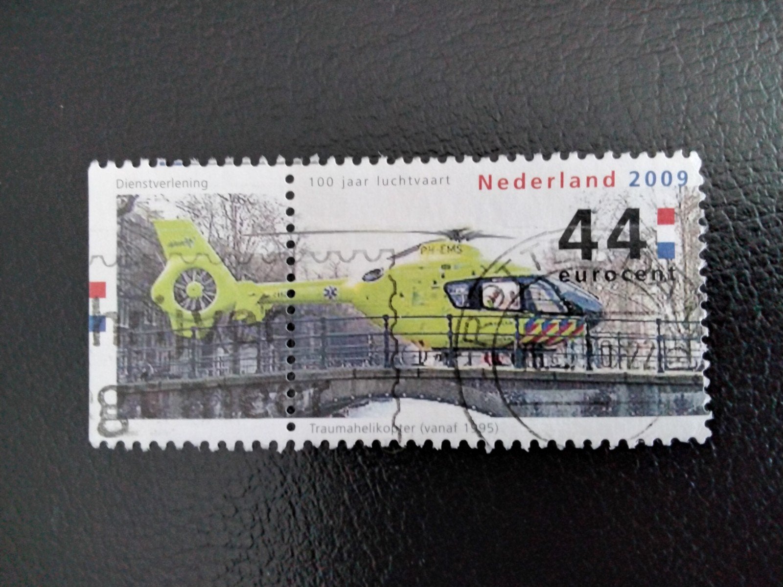 NVPH 2672 Troumahelikopter zegel 2009 gestempeld, Verzenden, Na 1940, Gestempeld