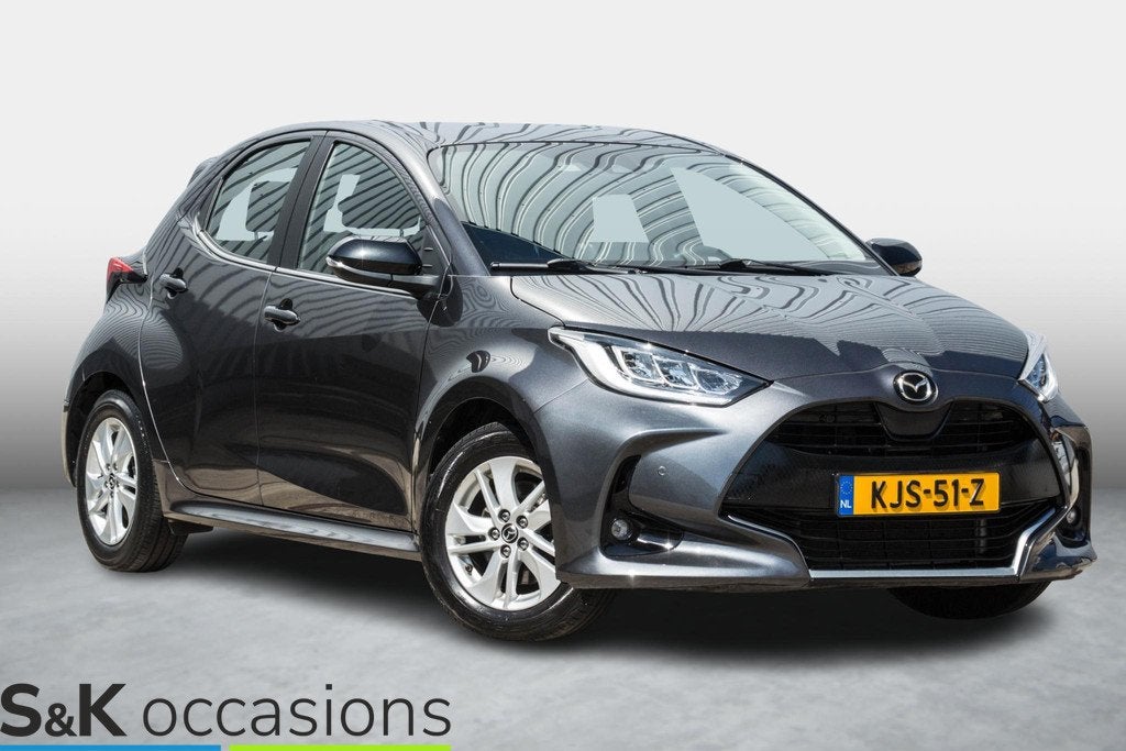 Mazda 2 Hybrid 1.5 Agile Led Keyless Leder ACC, Auto's, Mazda, 450 kg, Gebruikt, Euro 6, Automatische klimaatregeling
