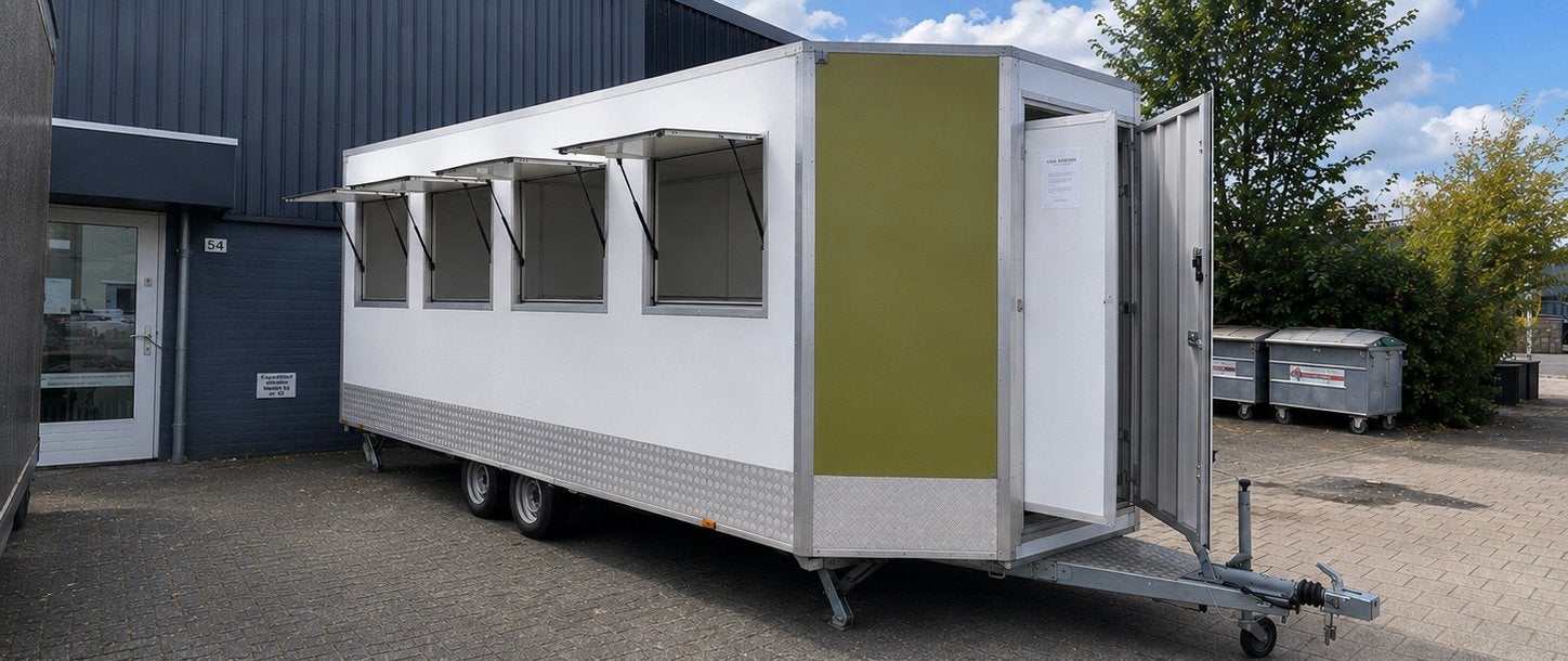 Foodtruck leeg. GROTE EVENEMENTEN, Ophalen of Verzenden, Gebruikt, Fornuis, Frituur en Grillen