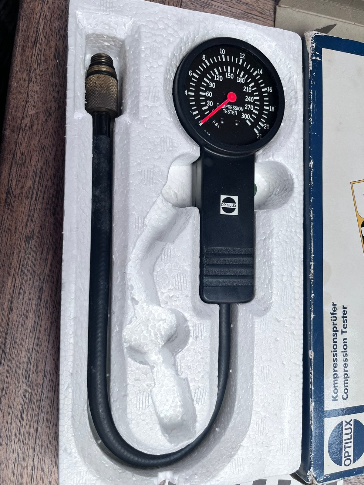 Compressiemeter optilux, Auto diversen, Ophalen of Verzenden, Gebruikt