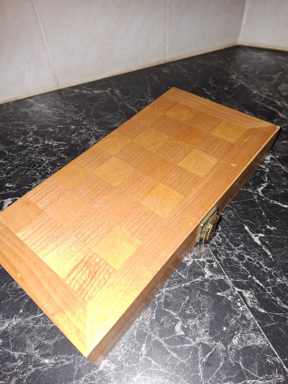Houten schaakspel, Hobby en Vrije tijd, Gezelschapsspellen | Bordspellen, Een of twee spelers, Ophalen of Verzenden, Zo goed als nieuw