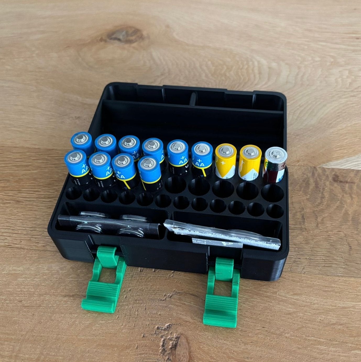 Opbergdoosje voor batterijen met sluiting, Ophalen of Verzenden, Nieuw